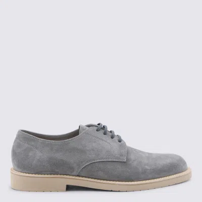 Brunello Cucinelli Flat Shoes Blacks And Greys In Gray