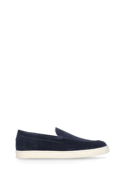 Brunello Cucinelli Suede Leather Loafers In Various