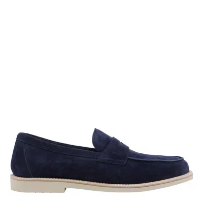 Brunello Cucinelli Men Loafers In Blue