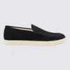 Brunello Cucinelli Navy Leather Sneakers