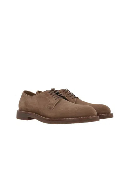 Brunello Cucinelli Flat Shoes In Brown