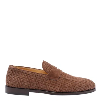 Brunello Cucinelli Flat Shoes In Brown