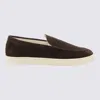 Brunello Cucinelli Rich Brown Suede Loafers