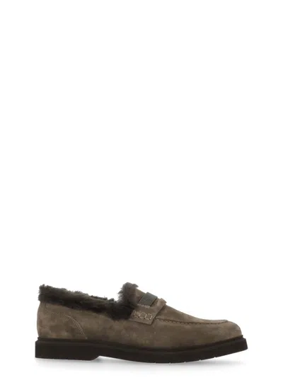 Brunello Cucinelli Flat Shoes In Brown
