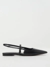 Brunello Cucinelli Slingback Ballet Flats With Precious Strap In Black