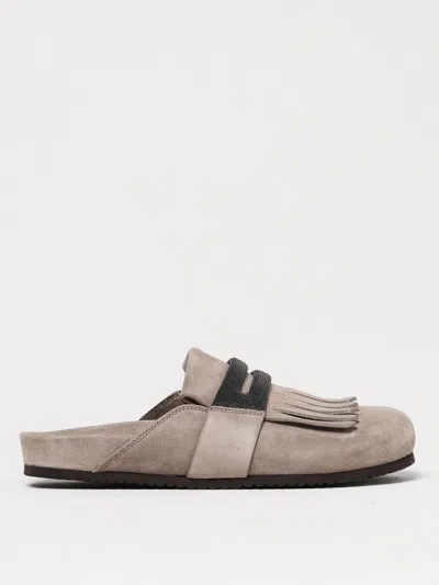 Brunello Cucinelli Flat Shoes  Woman Color Grey