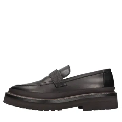 Brunello Cucinelli Flat Shoes In Black