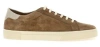 Brunello Cucinelli Suede Sneakers With Contrasting Laces In Multicolor