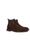 Brunello Cucinelli Suede Chelsea Boots In Mustang