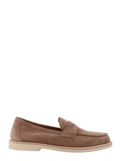 Brunello Cucinelli Flat Shoes In Brown