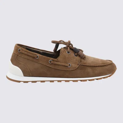 Brunello Cucinelli Flat Shoes Sesamo