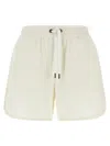 Brunello Cucinelli Sweatshirt Shorts In Neutral