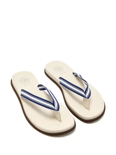BRUNELLO CUCINELLI FLIP-FLOPS WITH GROSGRAIN
