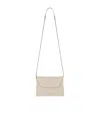 Brunello Cucinelli Mini Suede Crossbody Bag In Nude