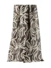 Brunello Cucinelli Flower Print Scarf