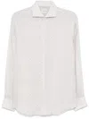 Brunello Cucinelli Floral-print Shirt In Neutrals