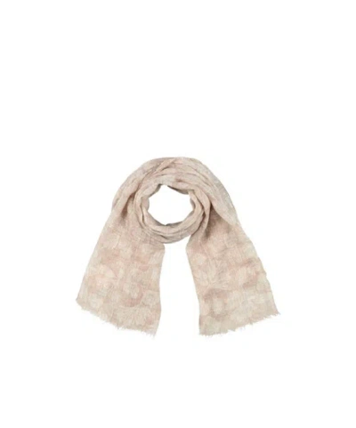 Brunello Cucinelli Floral-print Scarves In Nude
