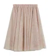 Brunello Cucinelli Tulle Skirt In Pink