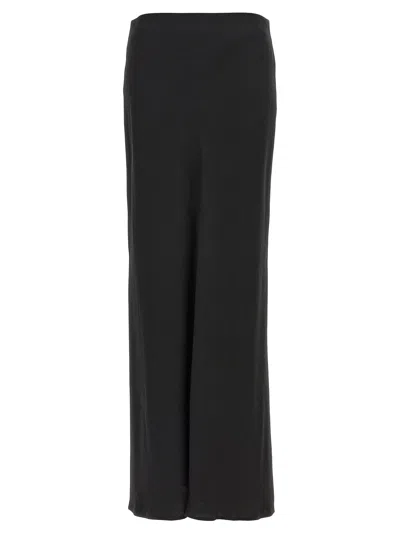 Brunello Cucinelli Fluid-bias Cut Skirts Black