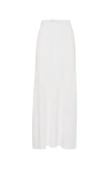 Brunello Cucinelli Fluid Skirt In White
