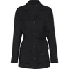 Brunello Cucinelli Fluid Twill Blazer In Black