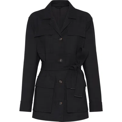 BRUNELLO CUCINELLI BRUNELLO CUCINELLI FLUID TWILL BLAZER