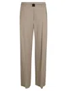Brunello Cucinelli Fluid Wool Straight-leg Pants With Elastic Belt