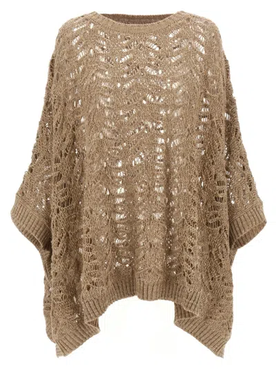 Brunello Cucinelli 'foliage Lace' Poncho