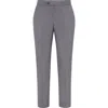 Brunello Cucinelli Tapered-leg Wool Trousers In Grey