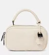 Brunello Cucinelli Foulard Mini Suede Tote Bag In White