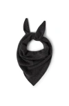 Brunello Cucinelli Foulard With Monili In Black