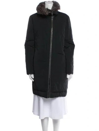 Pre-owned Brunello Cucinelli Fox Fur Coat In Gray