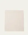 Brunello Cucinelli Frayed Cashmere Scarf In Pearl Grey