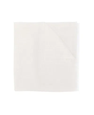 Brunello Cucinelli Lightweight Knit Scarf In White
