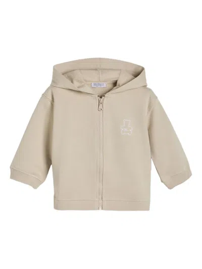 Brunello Cucinelli French Terry Baby Bernie Sweatshirt In Neutral