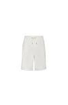 Brunello Cucinelli Bermuda Shorts With Cargo Pockets In White