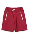 Brunello Cucinelli French Terry Bermuda Shorts In Red