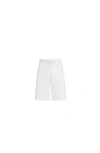 Brunello Cucinelli Drawstring Zip-pocket Shorts In White