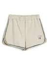 Brunello Cucinelli French Terry Lightweight Shorts In White