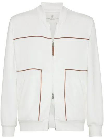 Brunello Cucinelli French Terry Sweatshirt In Multi