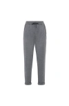 Brunello Cucinelli French Terry Trousers In Blue