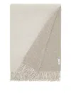 Brunello Cucinelli Fringe Cashmere Throw In Neutral
