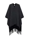 BRUNELLO CUCINELLI BRUNELLO CUCINELLI FRINGE-DETAILING PONCHO