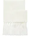 Brunello Cucinelli Fringed Bath Towels In White