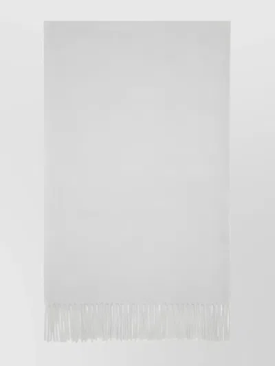 Brunello Cucinelli Fringed Cashmere Scarf Soft Texture