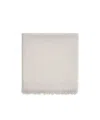 Brunello Cucinelli Fringed Cashmere-silk Scarf In White