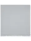 Brunello Cucinelli Fringed-edge Cashmere Scarf In Grey