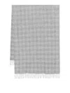 Brunello Cucinelli Lurex Scarf In Grey