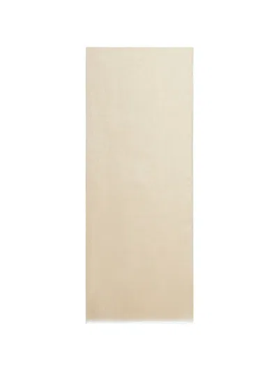 Brunello Cucinelli Fringed Lurex-detail Scarf In Neutral