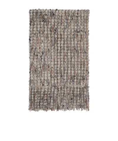 BRUNELLO CUCINELLI FRINGED SCARF